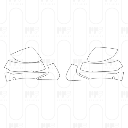 Pre-Cut PPF BMW X1 Standard Wheelbase Base 2025