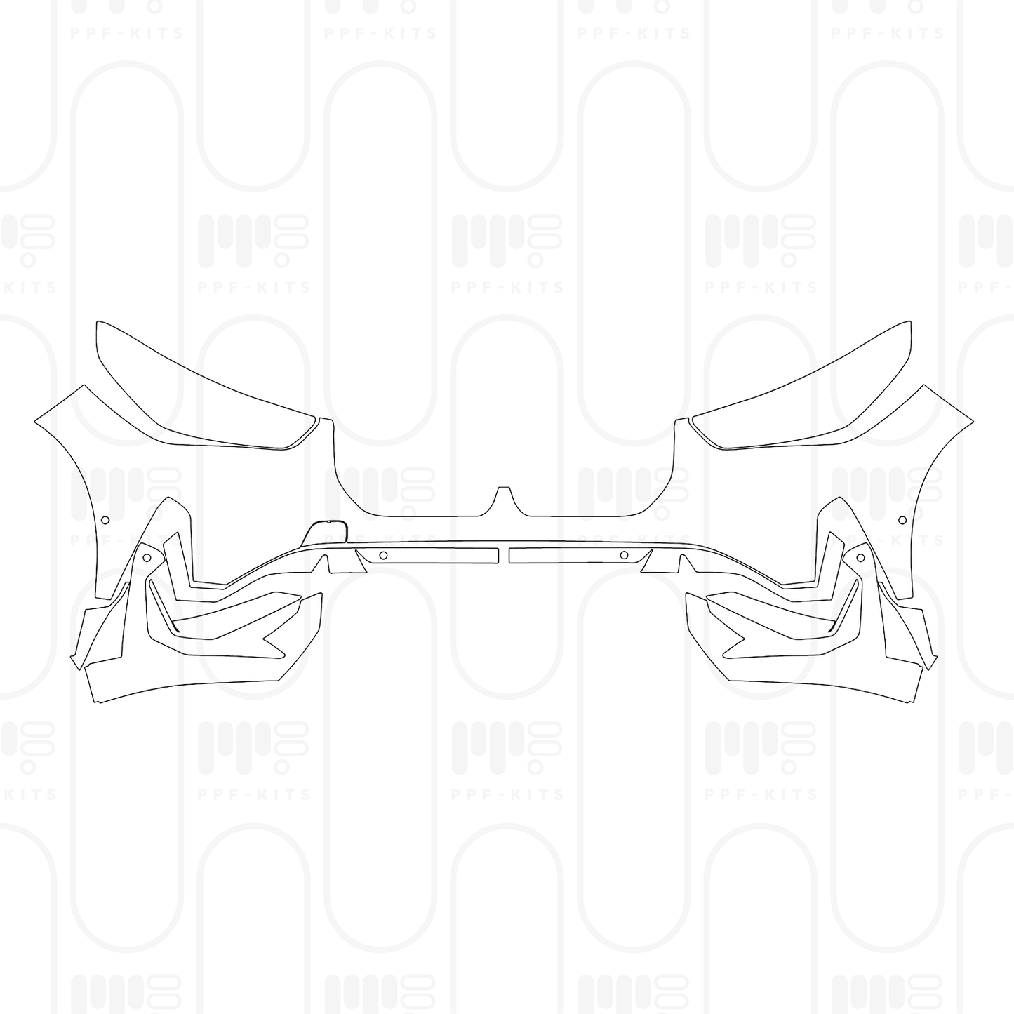 Pre-Cut PPF BMW X1 Standard Wheelbase Base 2025