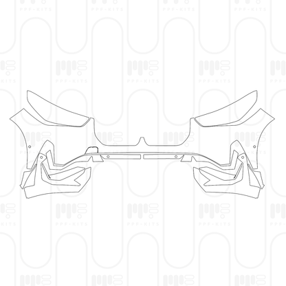 Pre-Cut PPF BMW X1 Standard Wheelbase Base 2025