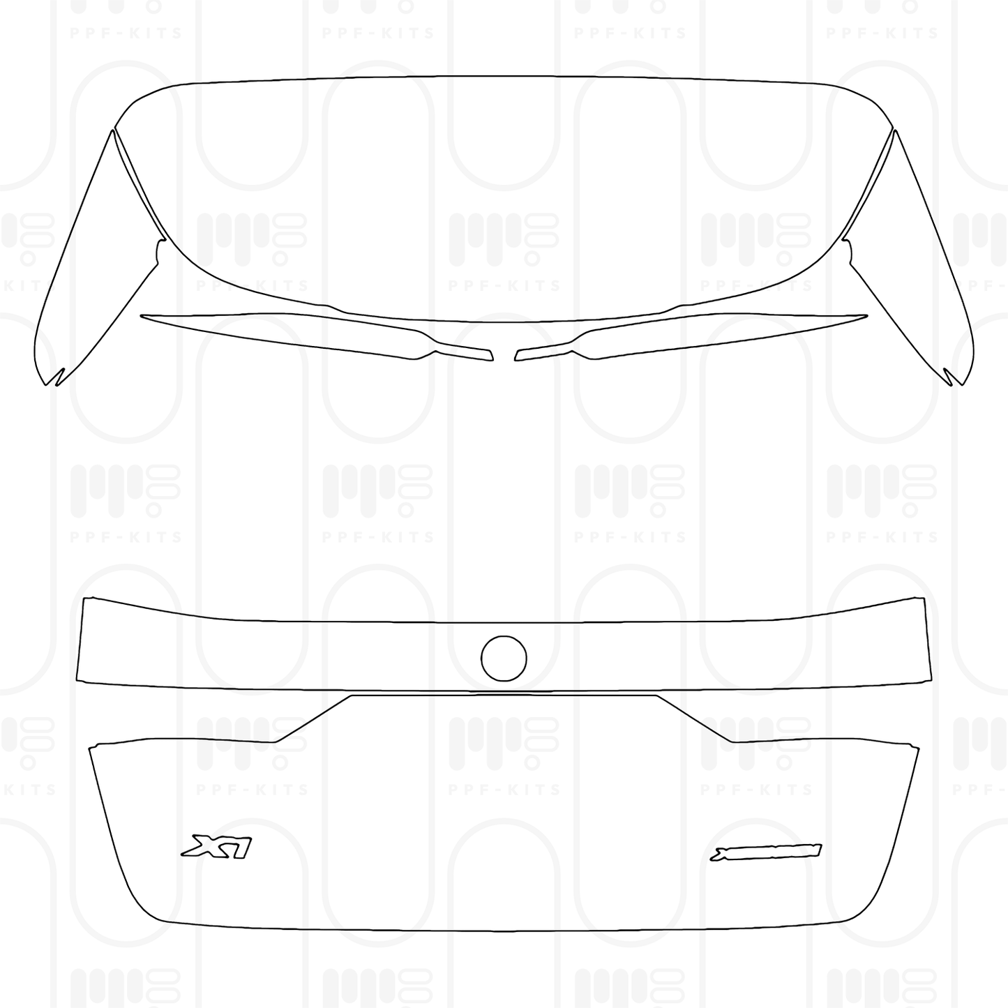 Pre-Cut PPF BMW X1 Standard Wheelbase Base 2025