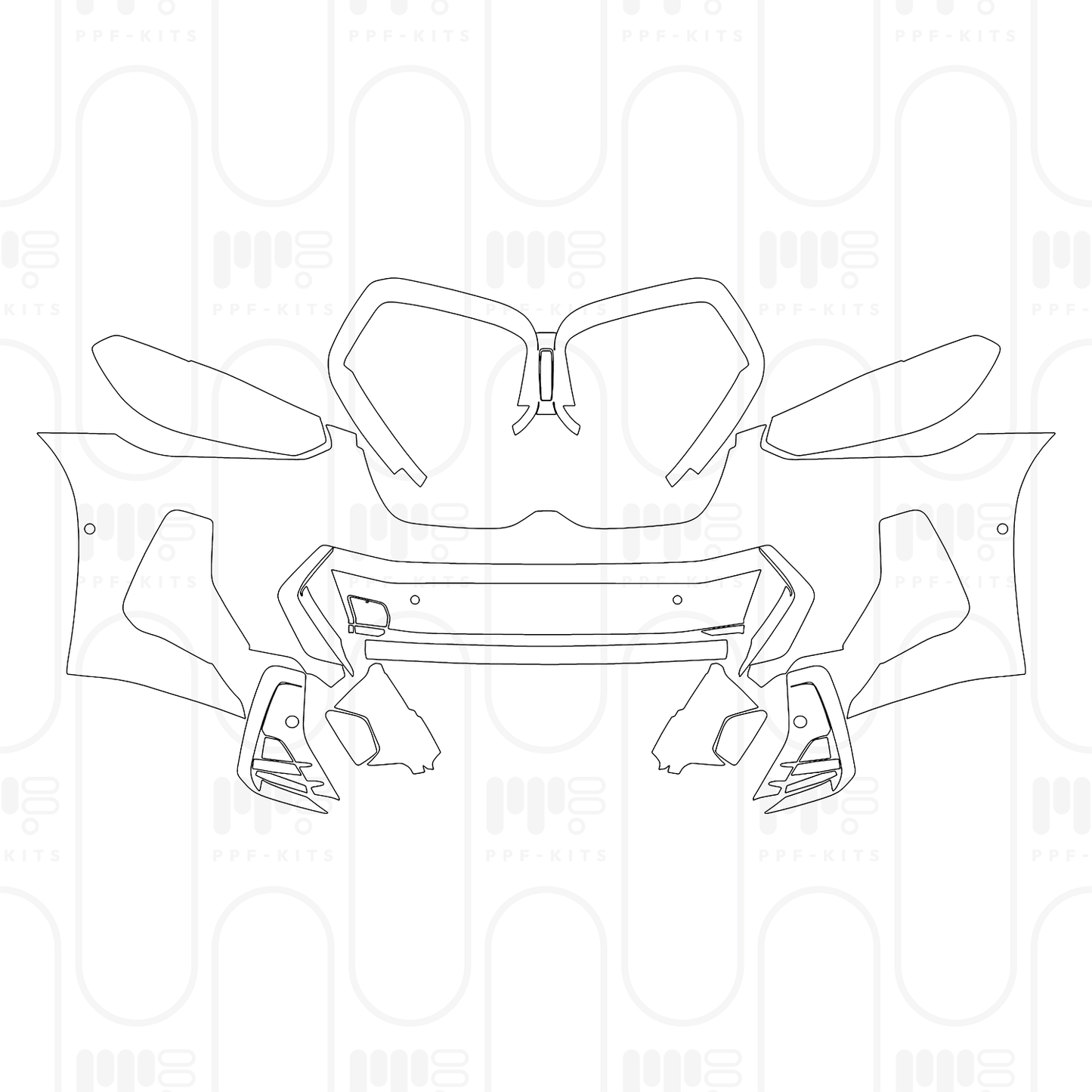 Pre-Cut PPF BMW X3 Standard Wheelbase M40i 2024