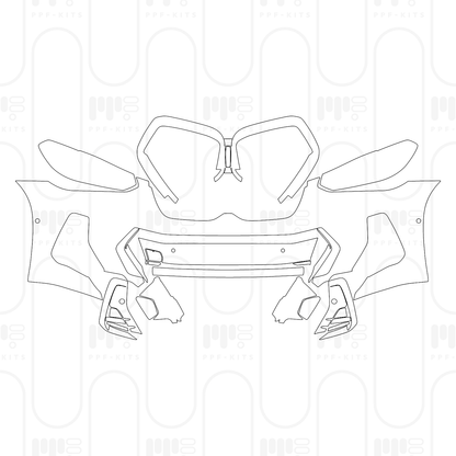 Pre-Cut PPF BMW X3 Standard Wheelbase M40i 2024