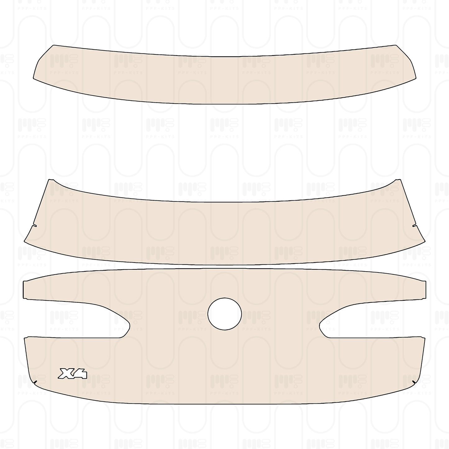 Pre-Cut PPF BMW X4 xLine 2025