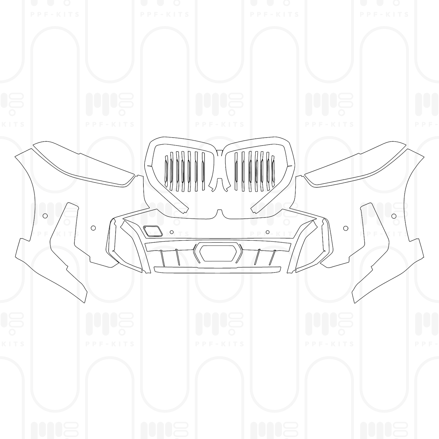 Pre-Cut PPF BMW X5 Extended Wheelbase M Sport 2024