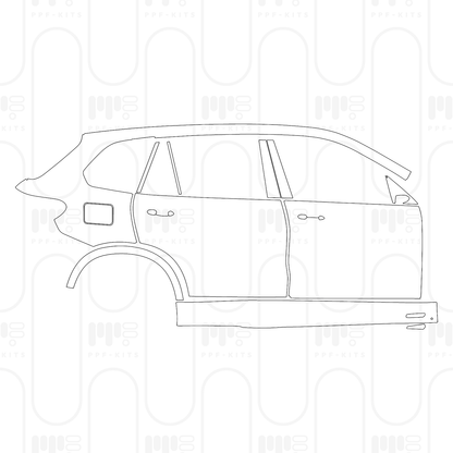 Pre-Cut PPF BMW X5 Extended Wheelbase M Sport 2024