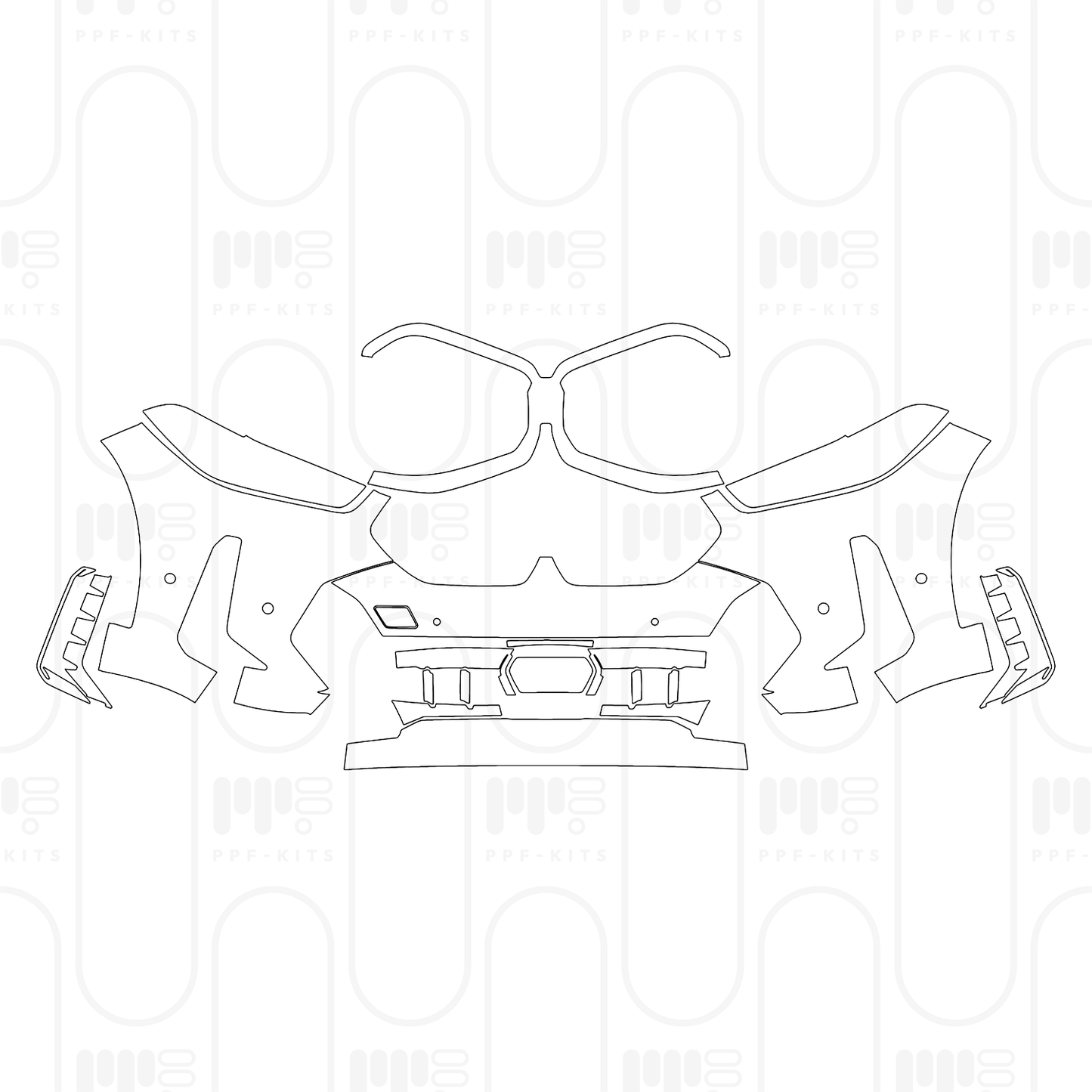 Pre-Cut PPF BMW X6 M60i 2024