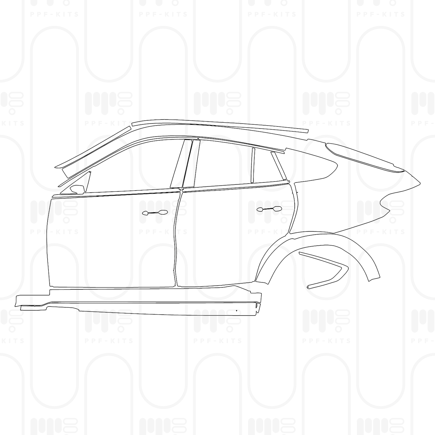 Pre-Cut PPF BMW X6 M60i 2024