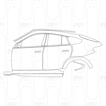 Pre-Cut PPF BMW X6 M60i 2024