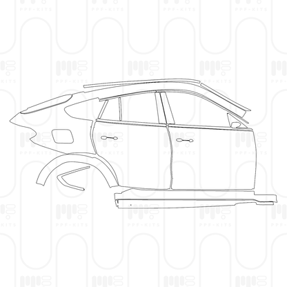 Pre-Cut PPF BMW X6 M60i 2024