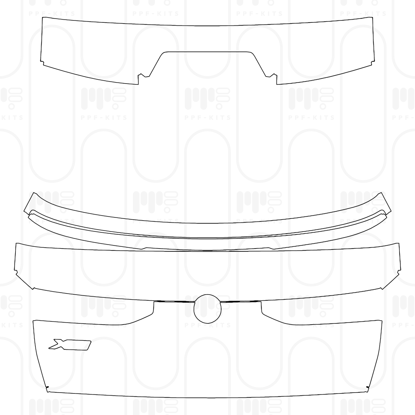 Pre-Cut PPF BMW X6 M60i 2024