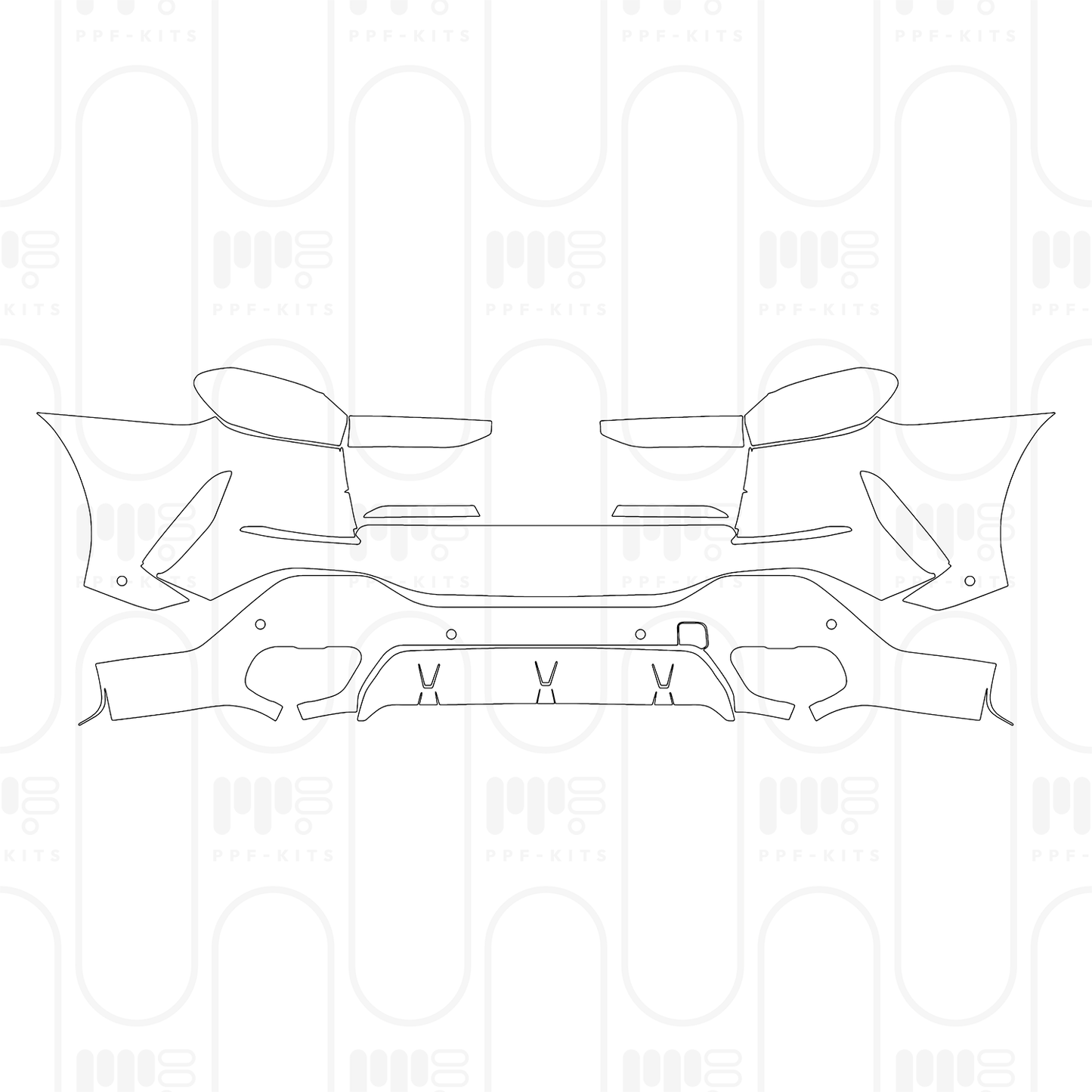 Pre-Cut PPF BMW X6 M60i 2024