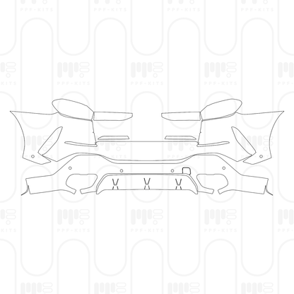 Pre-Cut PPF BMW X6 M60i 2024