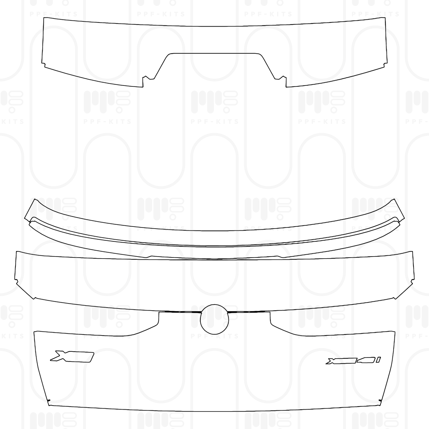 Pre-Cut PPF BMW X6 M Sport 2025