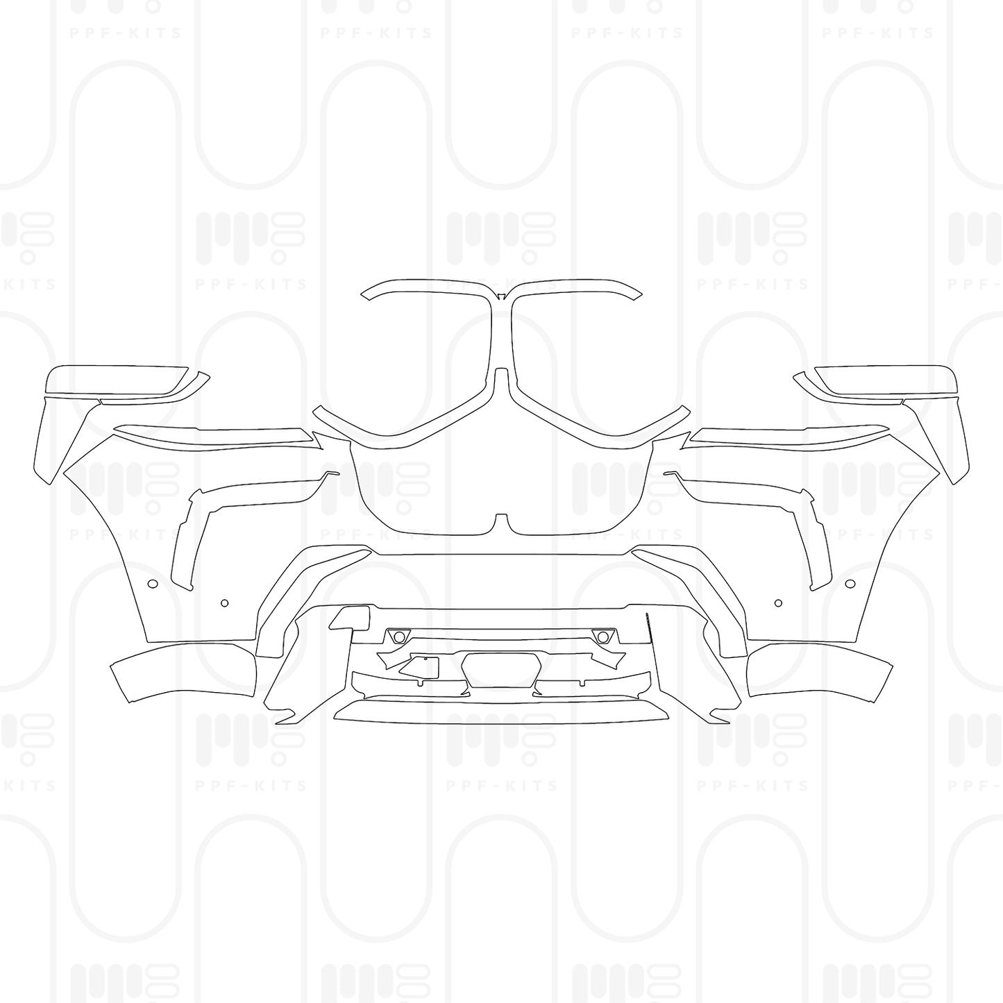 Pre-Cut PPF BMW X7 M60i 2025