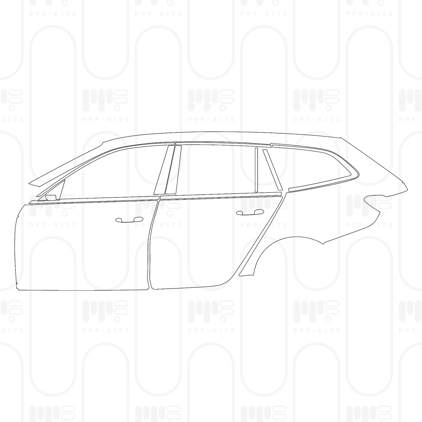 Pre-Cut PPF BMW 3 Series Touring M3 CS 2025