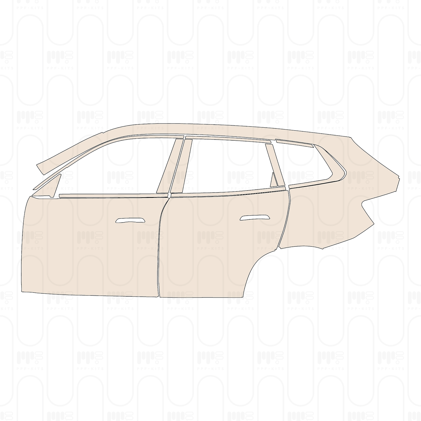 Pre-Cut PPF BMW X3 Standard Wheelbase xLine 2025
