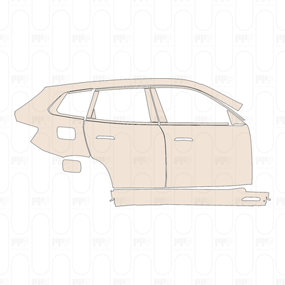 PPF precortado BMW X3 Standard Wheelbase M50 xDrive 2025