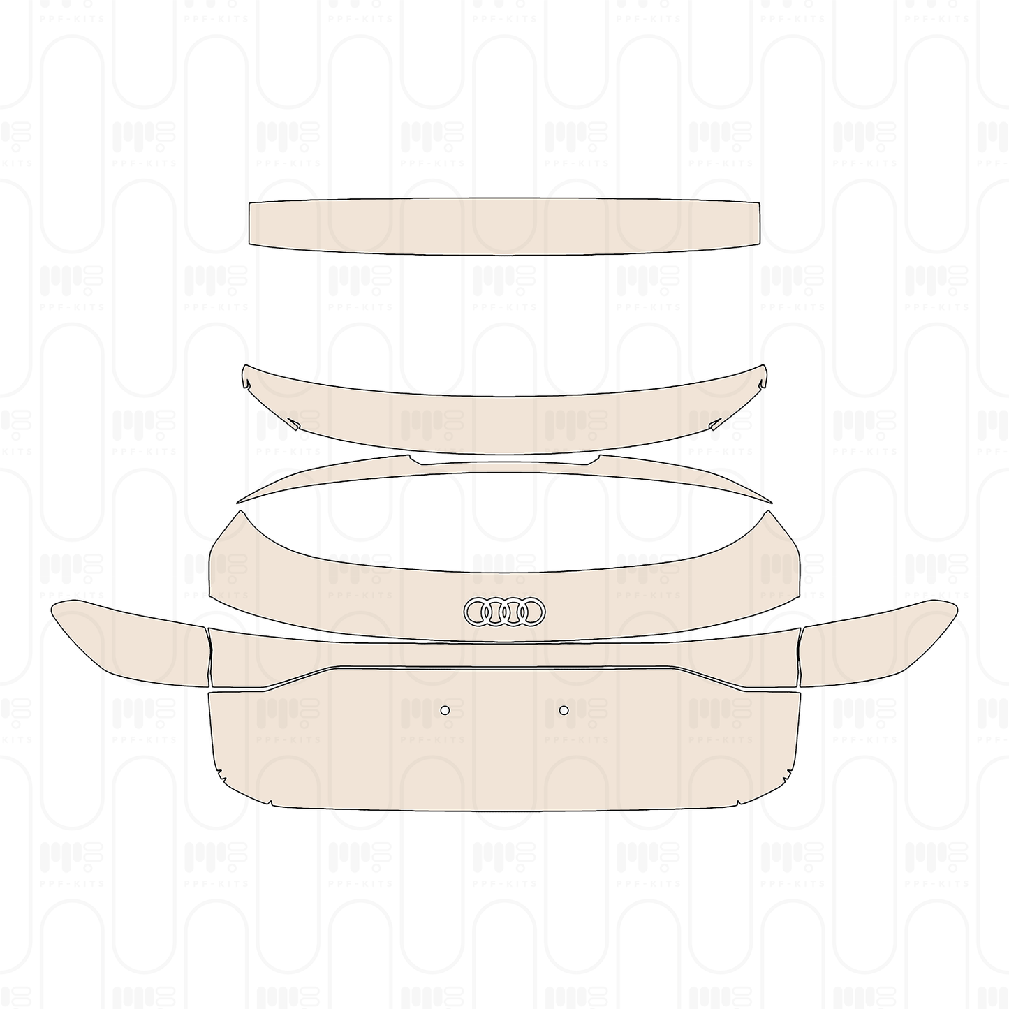 Pre-Cut PPF Audi Q6 e-tron Sportback SQ6 e-tron 2026