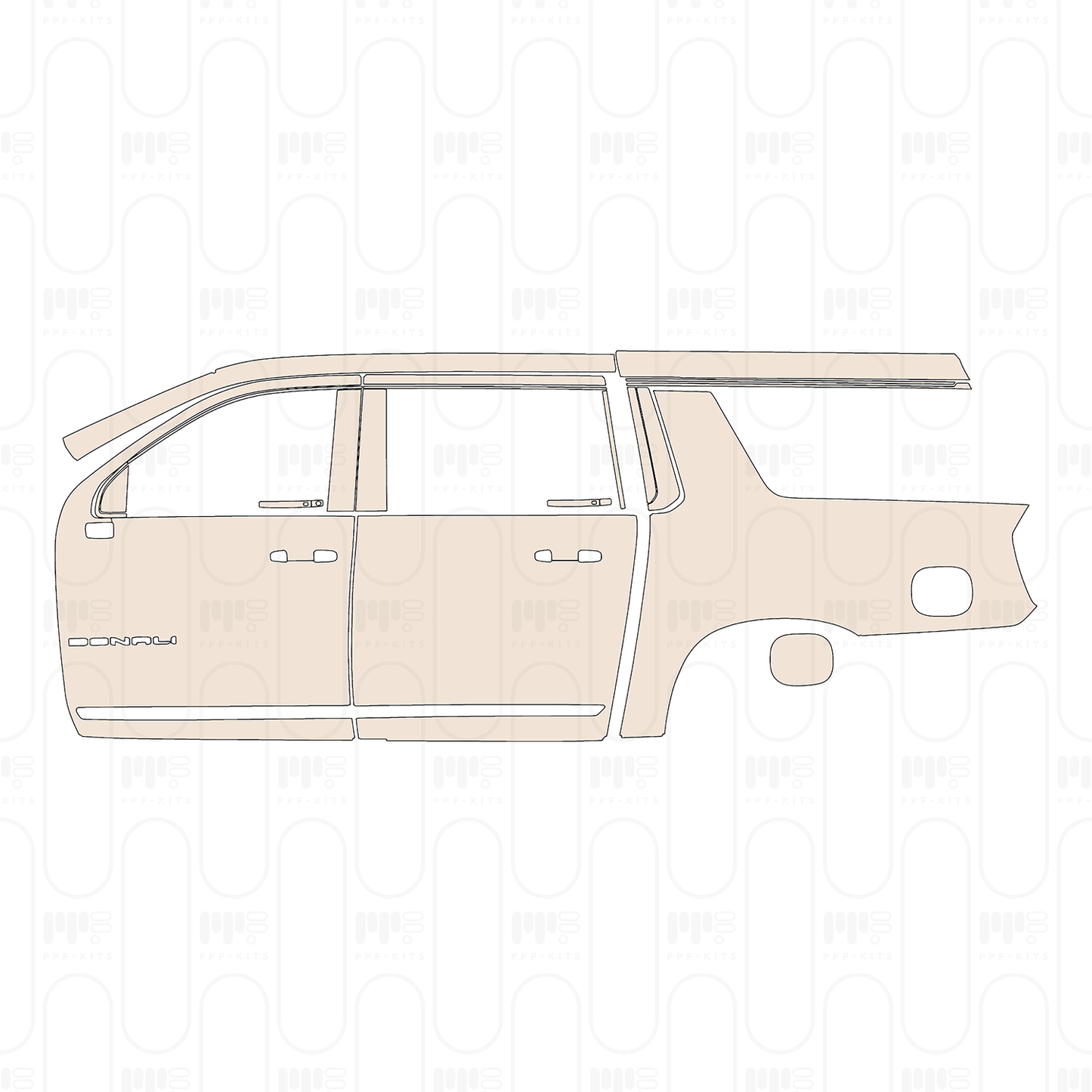 PPF precortado GMC Yukon XL Denali Ultimate 2026