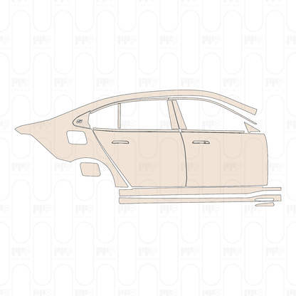 PPF precortado BMW 5 Series Sedan Extended Wheelbase M Sport 2026
