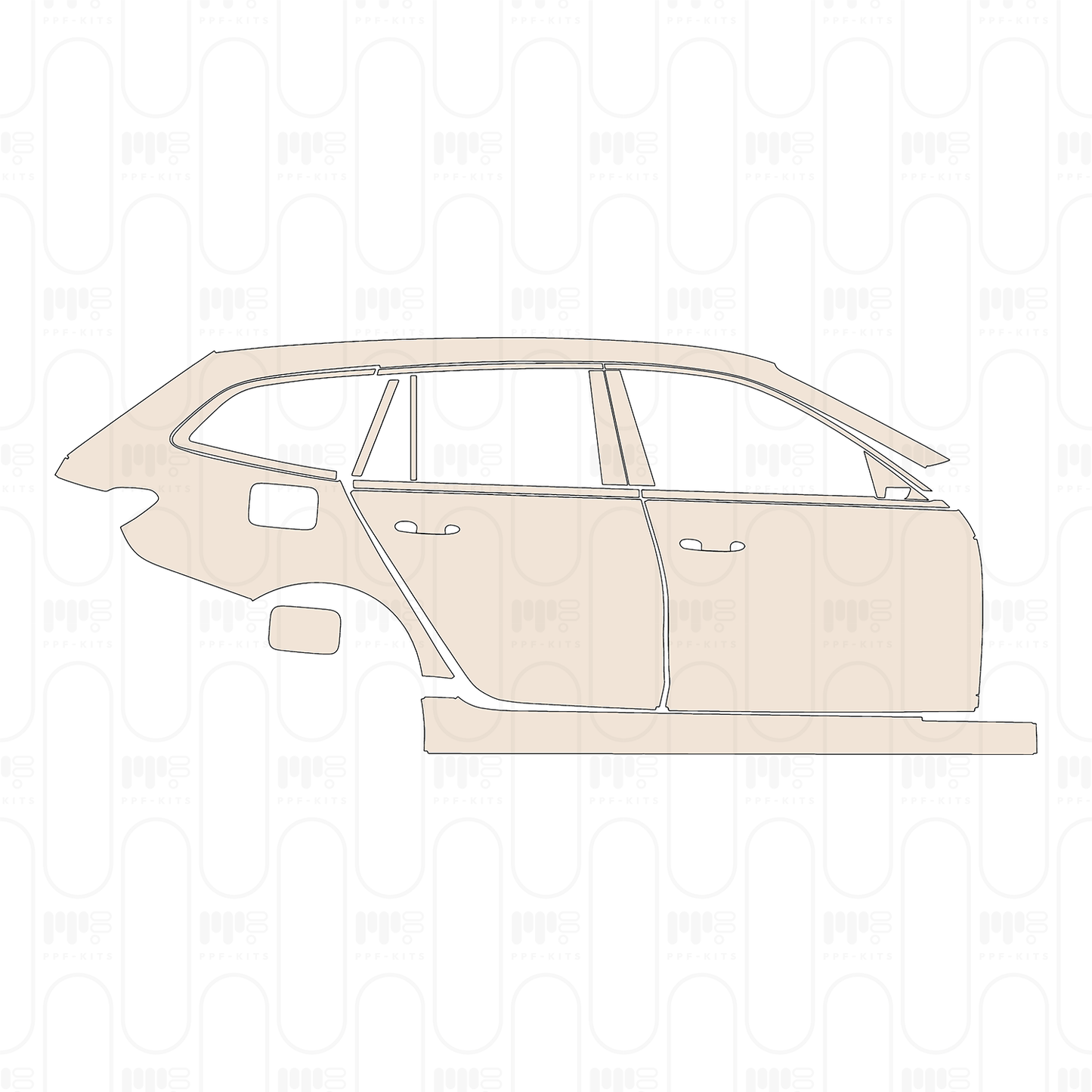 Pre-Cut PPF BMW 3 Series Touring Base 2026