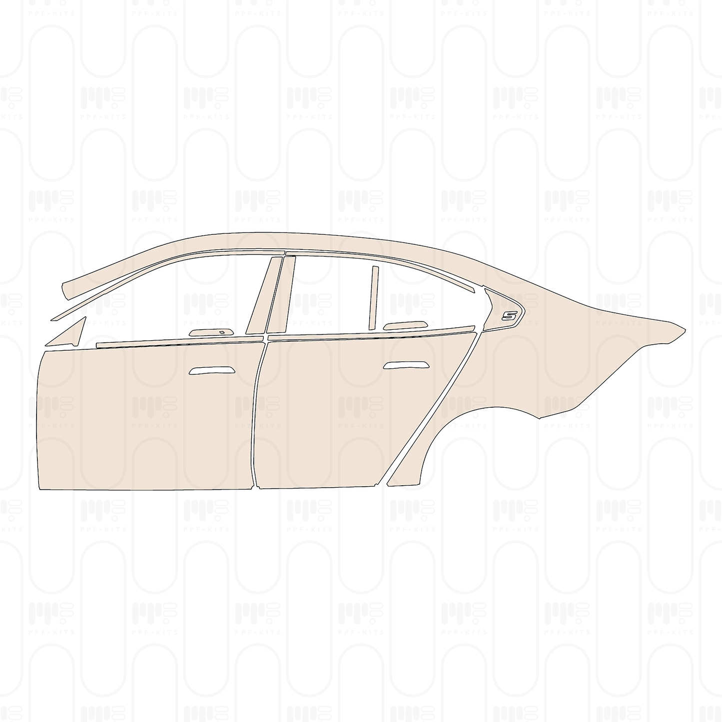 PPF precortado BMW 5 Series Sedan Standard Wheelbase Base 2026