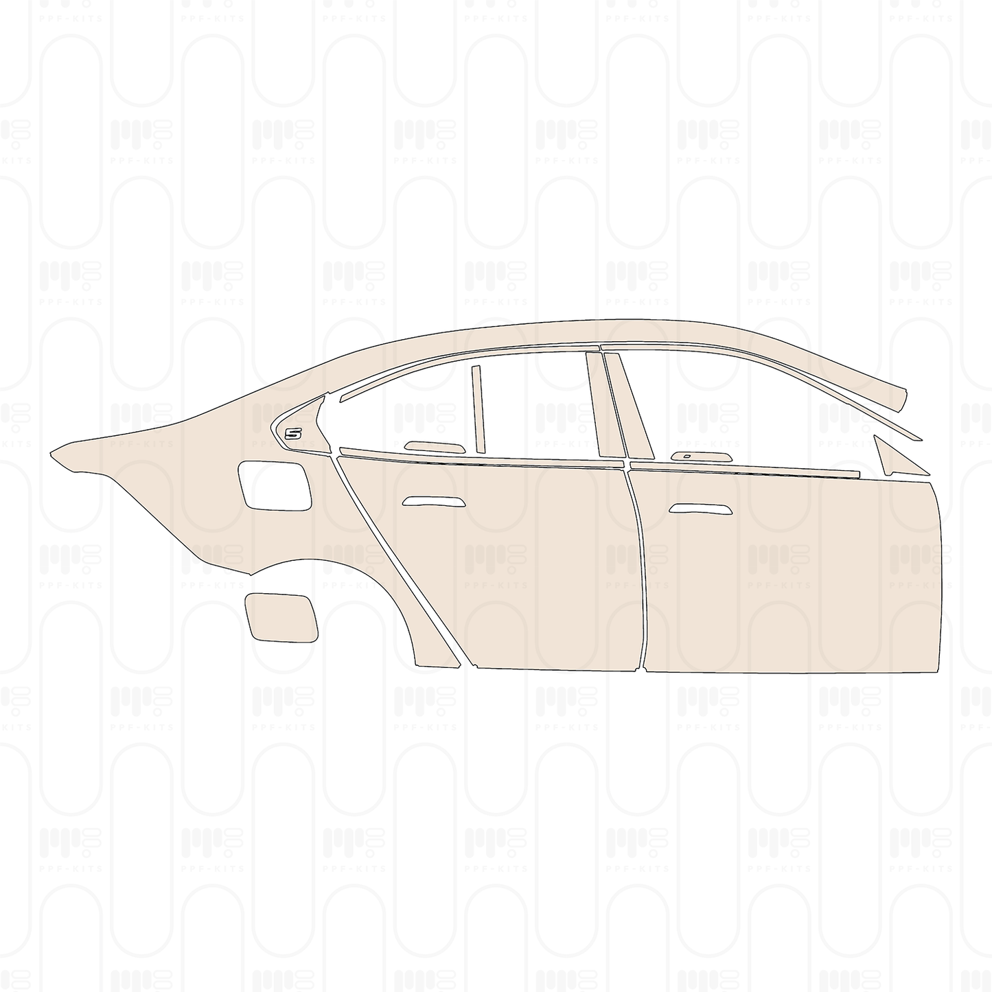 PPF precortado BMW 5 Series Sedan Standard Wheelbase Base 2026