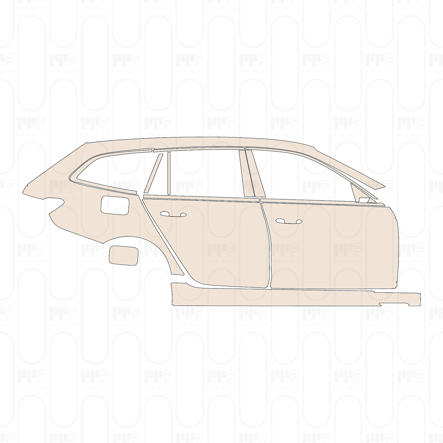 Pre-Cut PPF BMW 3 Series Touring M340i 2026