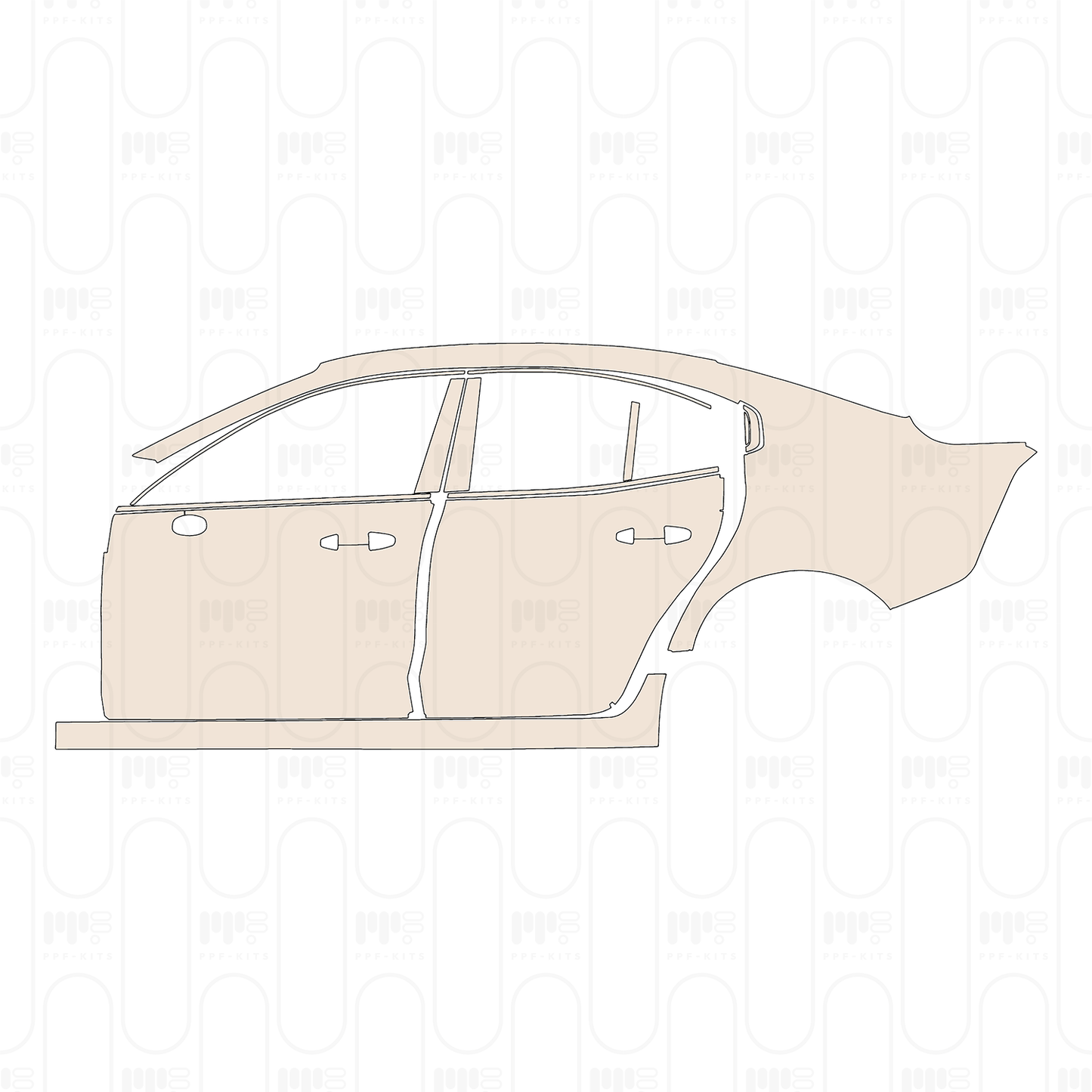 Pre-Cut PPF Volvo S60 R-Design 2026