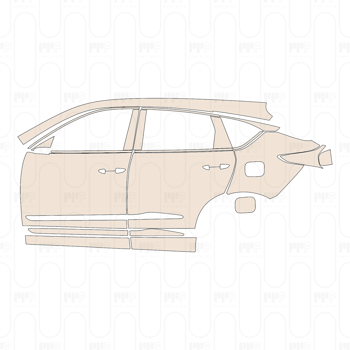 PPF precortado Acura RDX 2023
