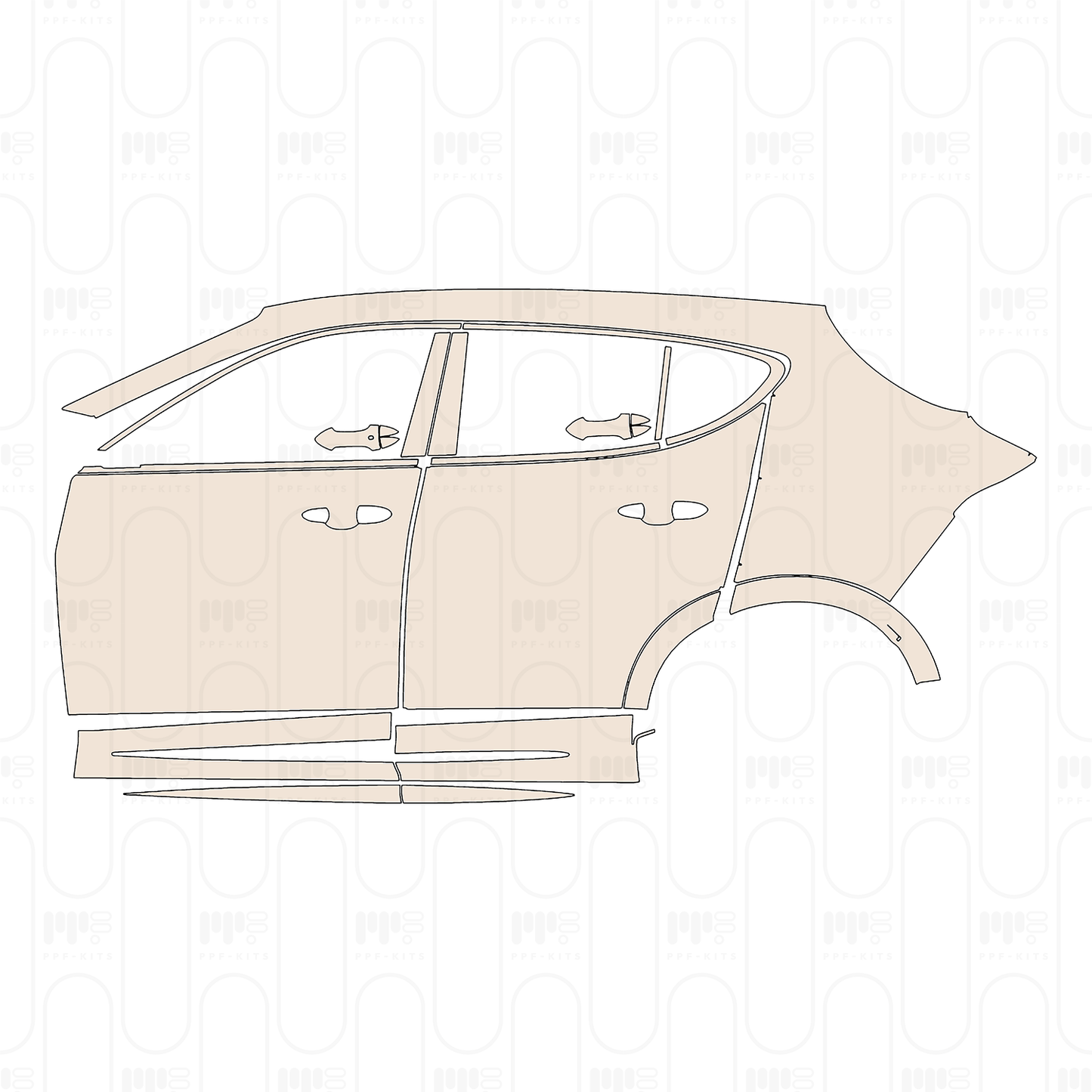 Pre-Cut PPF Alfa Romeo Tonale Ti 2023