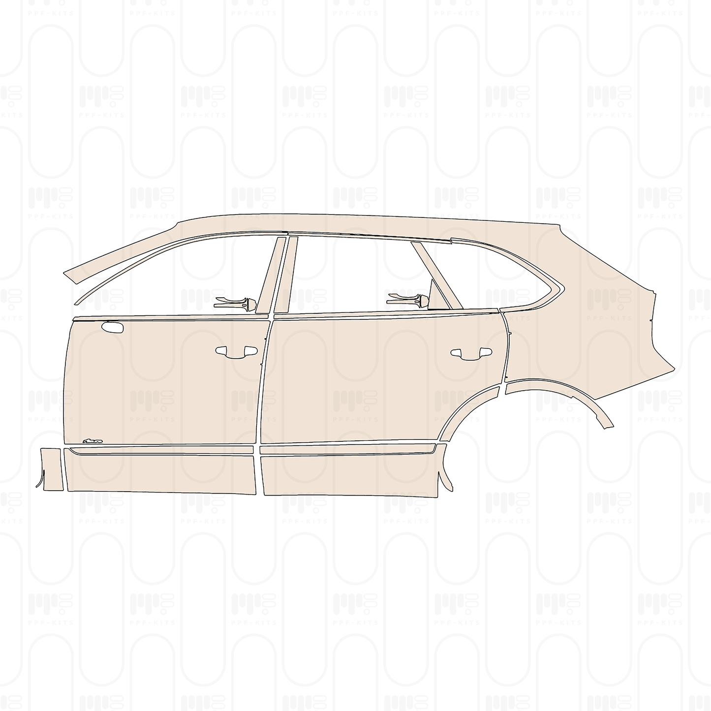 PPF precortado Bentley Bentayga Extended Wheelbase Azure 2023