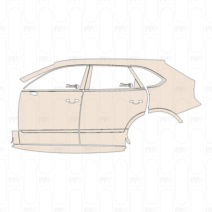 Pre-Cut PPF Bentley Bentayga Standard Wheelbase Speed 2021