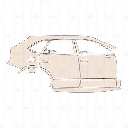 Pre-Cut PPF Bentley Bentayga Standard Wheelbase Speed 2021