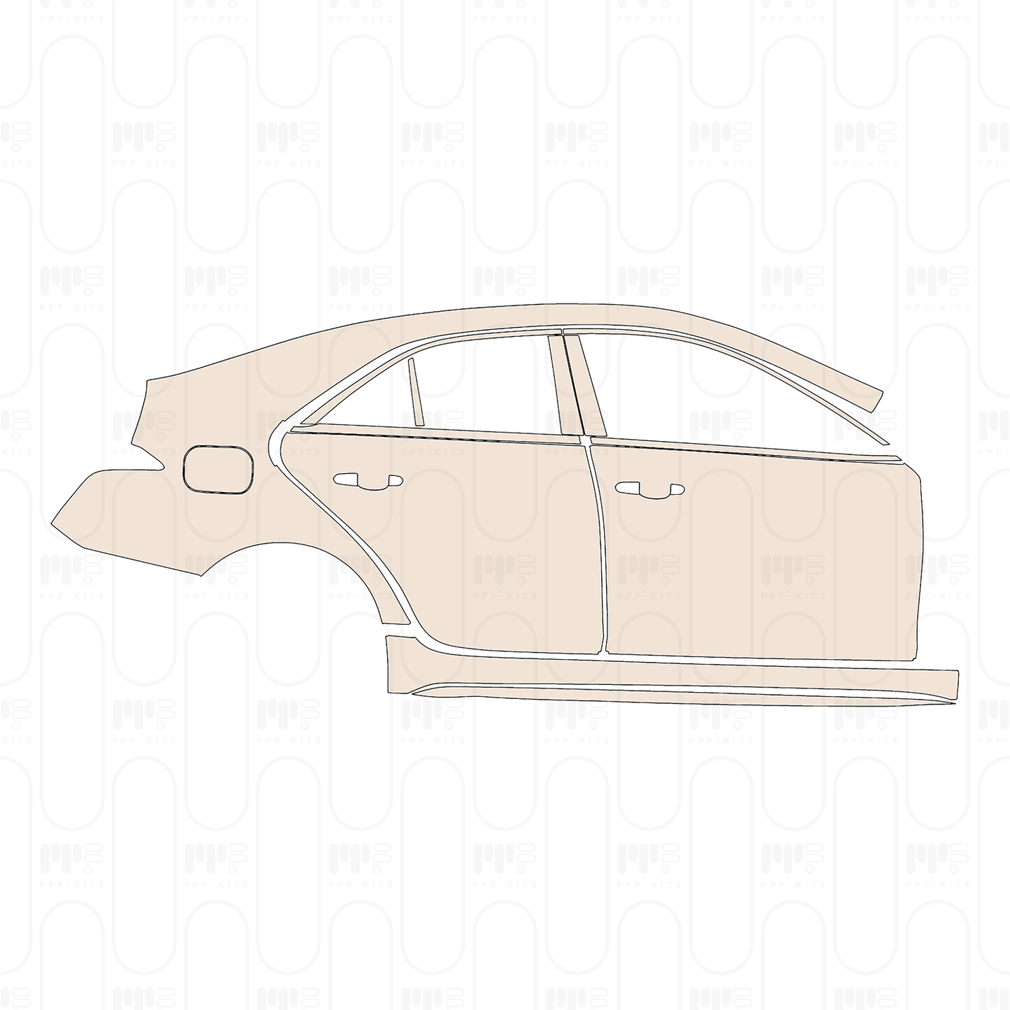 PPF precortado Cadillac CT4 Sport 2022