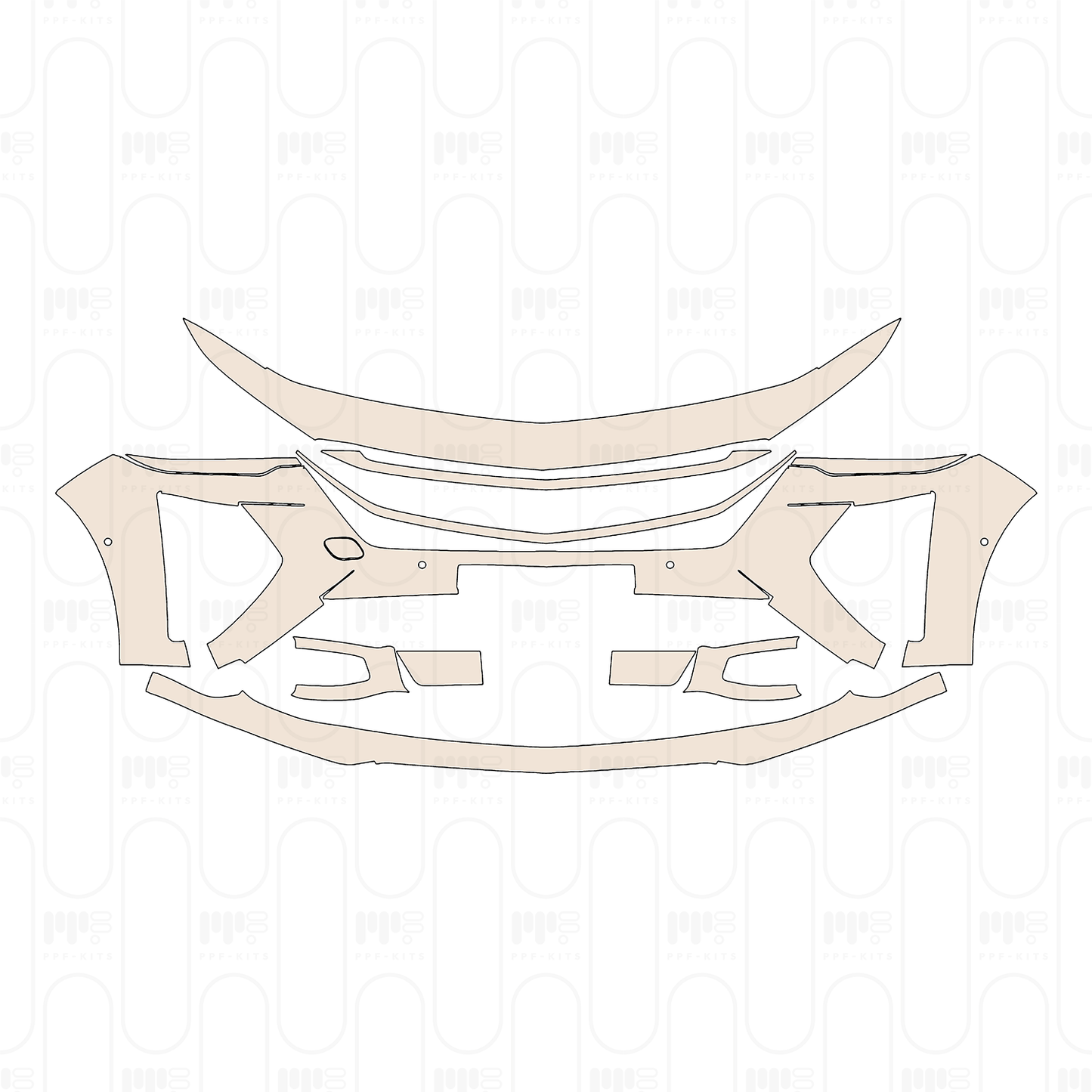 PPF precortado Cadillac CT6 2023
