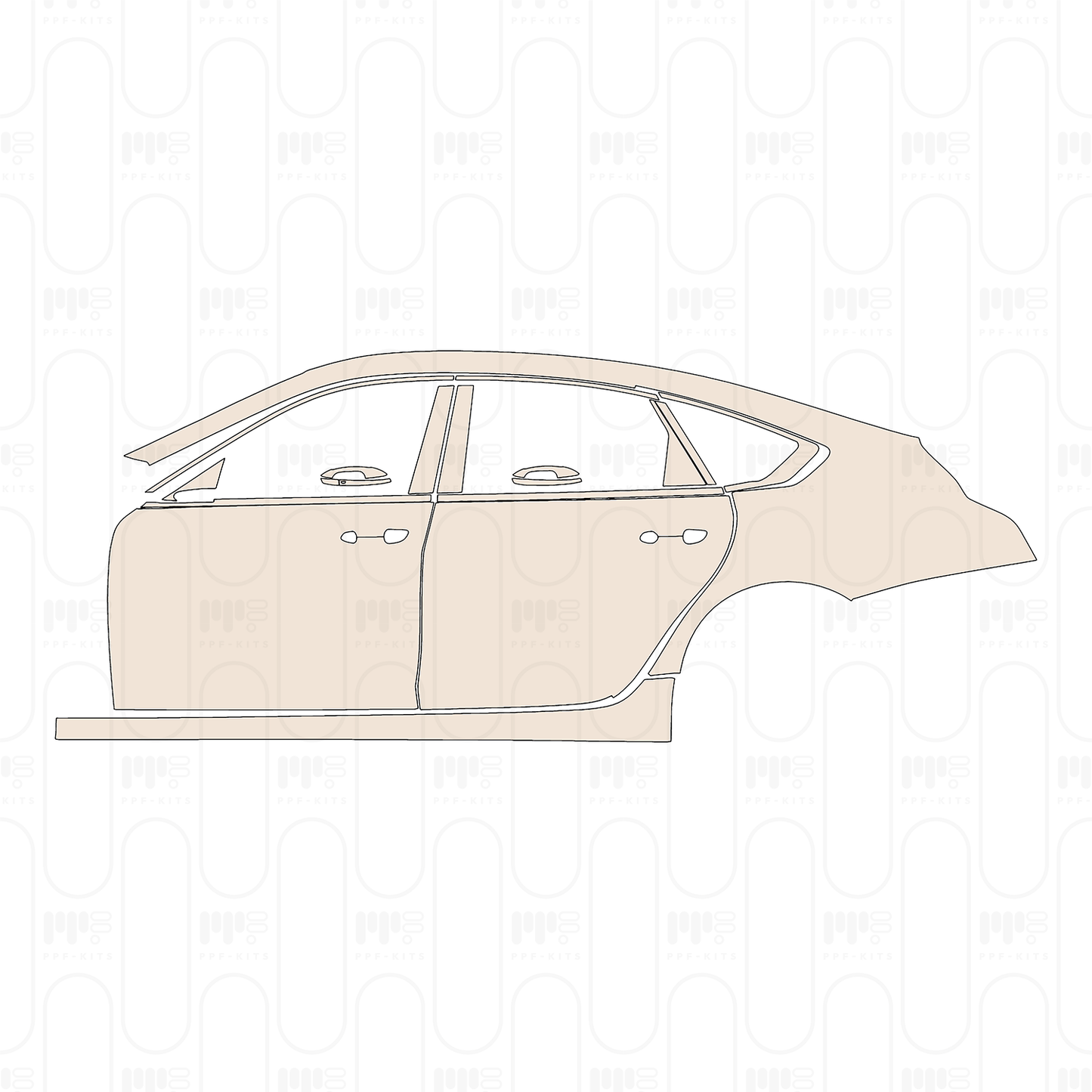 PPF precortado Cadillac CT6 2023