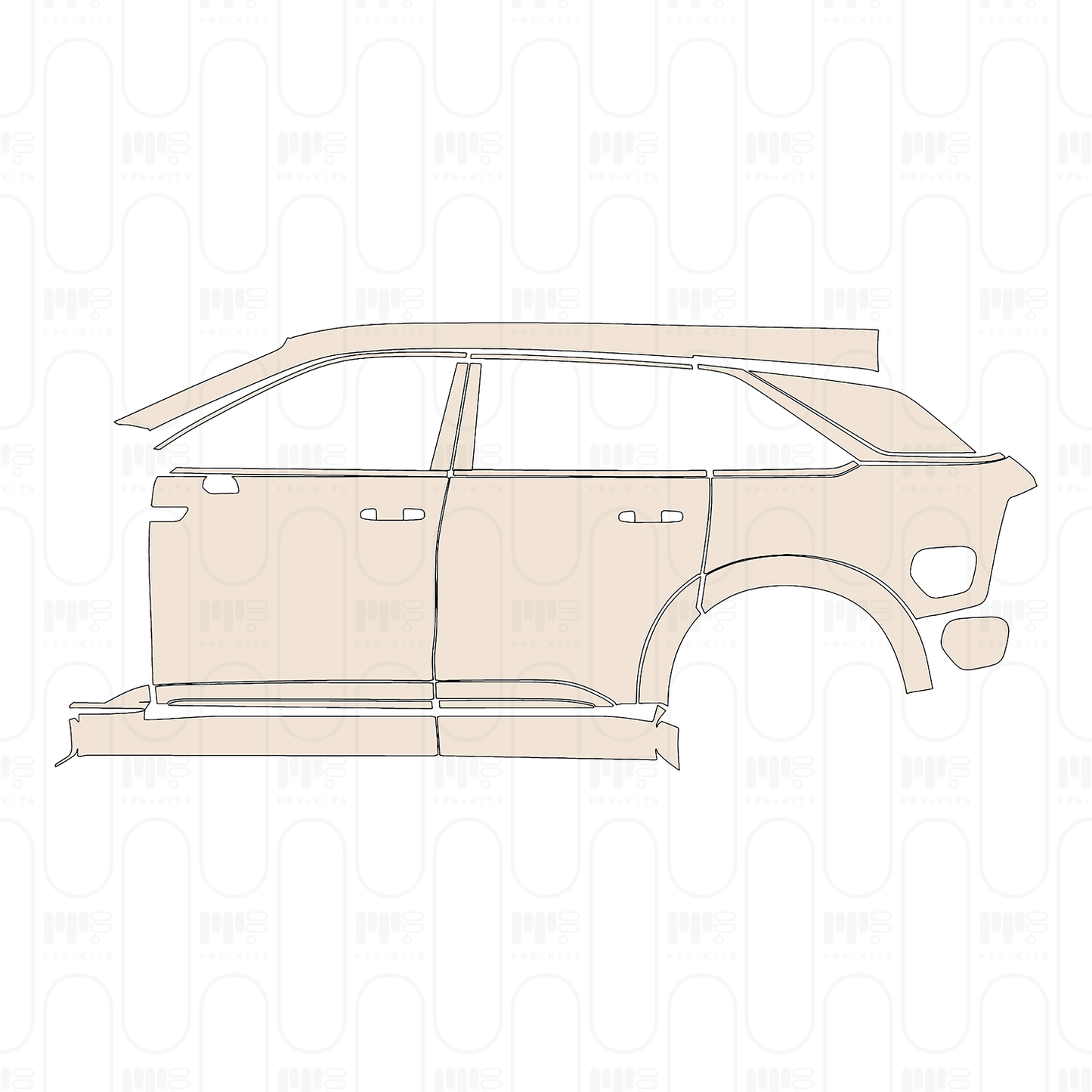 Pre-Cut PPF Cadillac Escalade IQ Luxury 2025