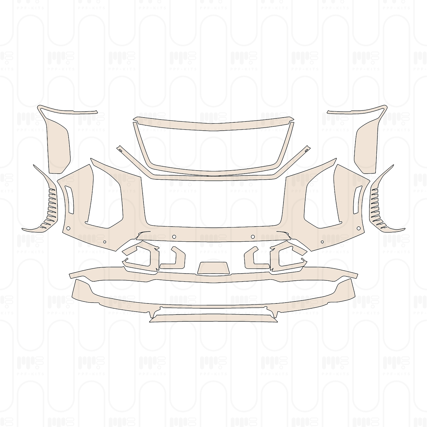 Pre-Cut PPF Cadillac Escalade-V Standard Wheelbase 2025