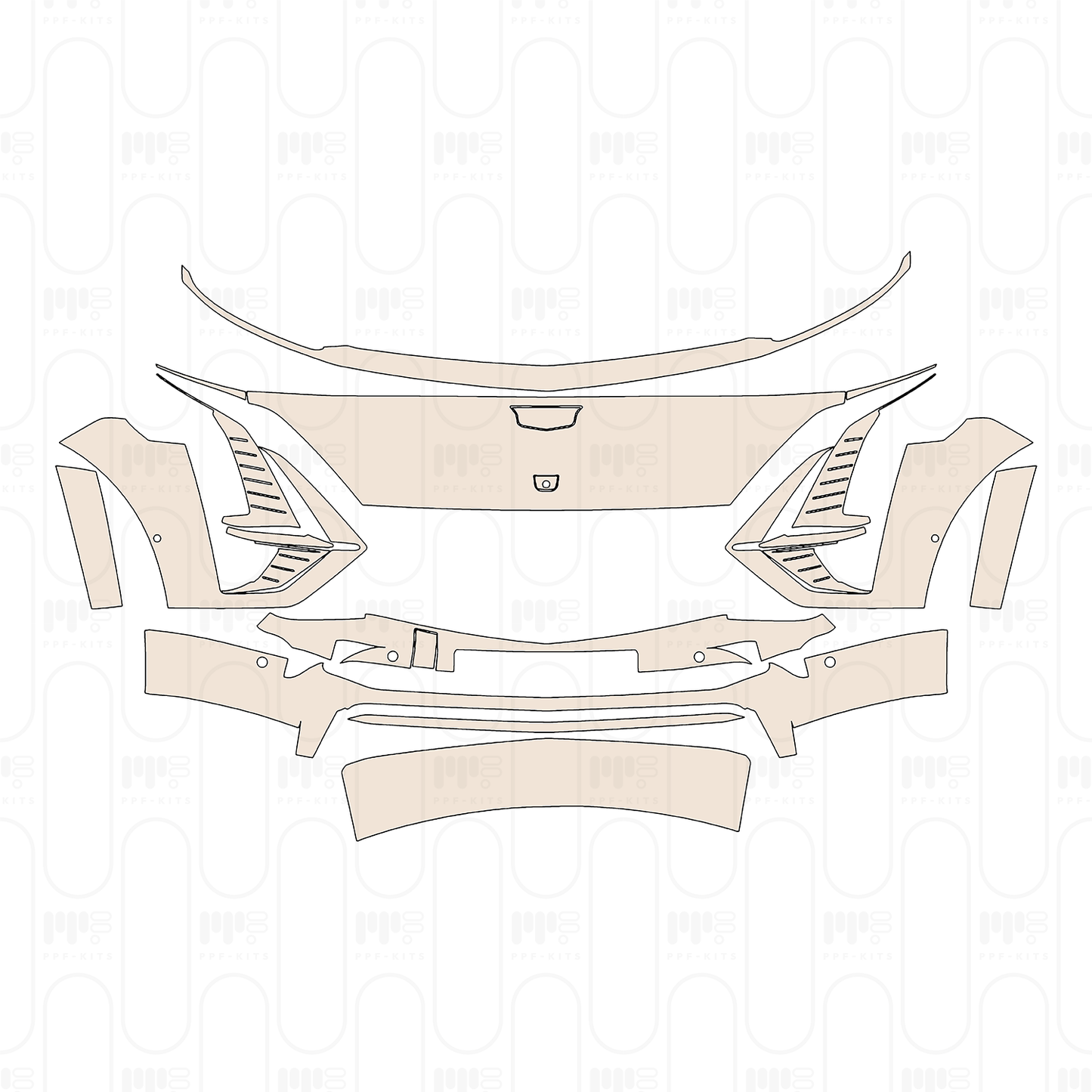 Pre-Cut PPF Cadillac LYRIQ 2023