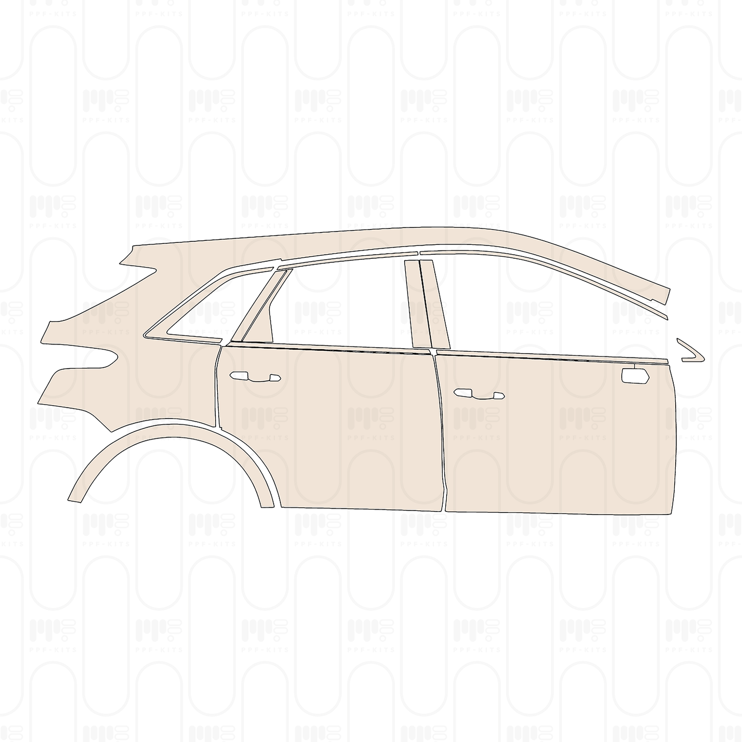 PPF precortado Cadillac XT5 (US) 2022