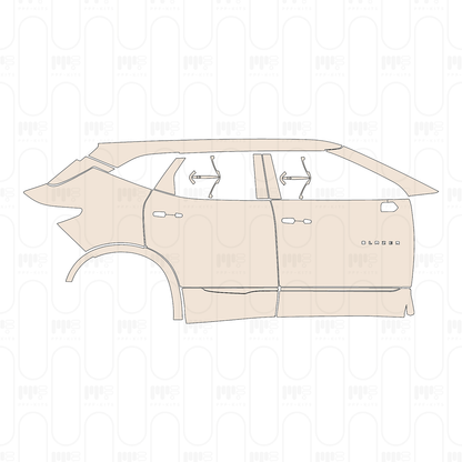 PPF precortado Chevrolet Blazer Premier 2023