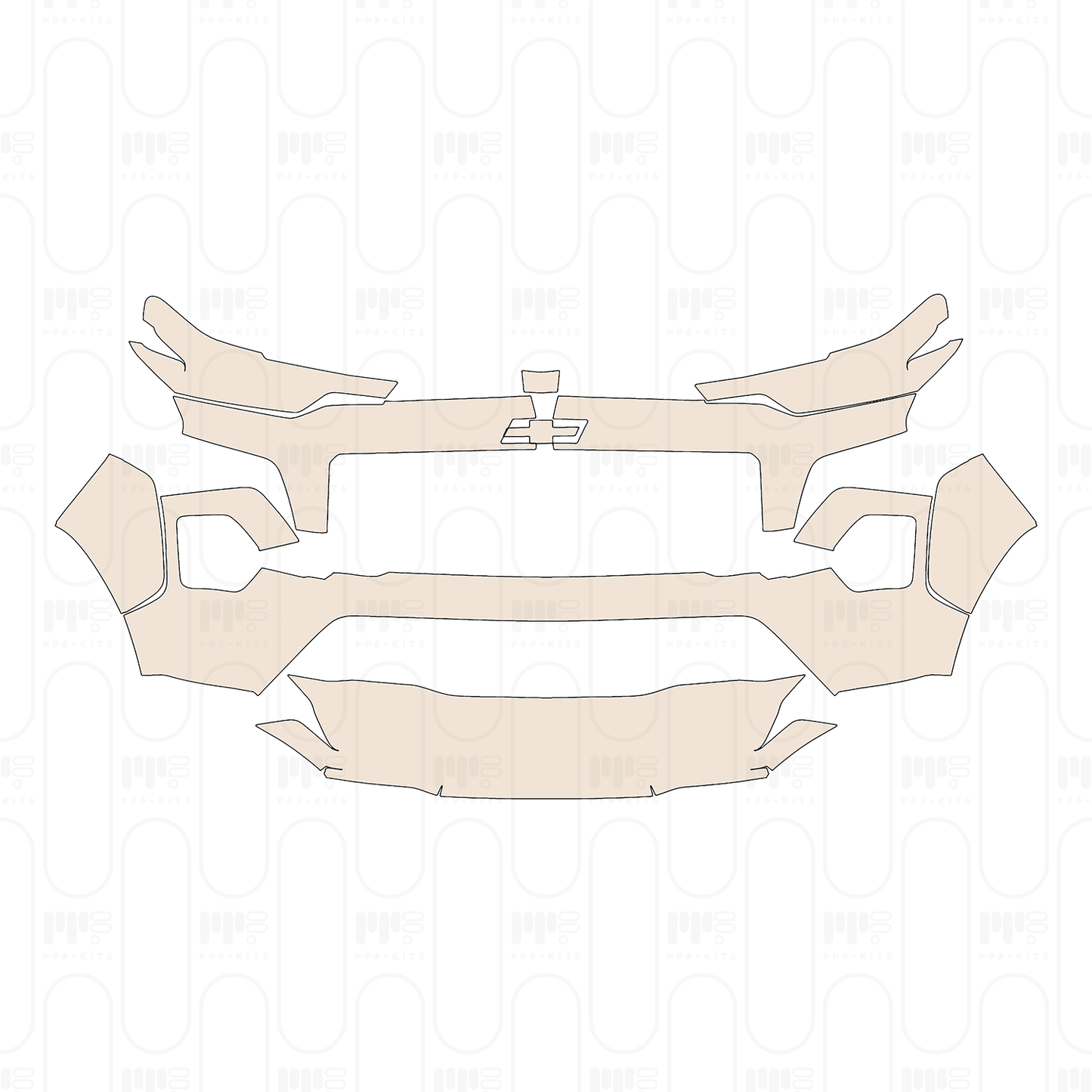 Pre-Cut PPF Chevrolet Colorado Crew Cab Z71 2023