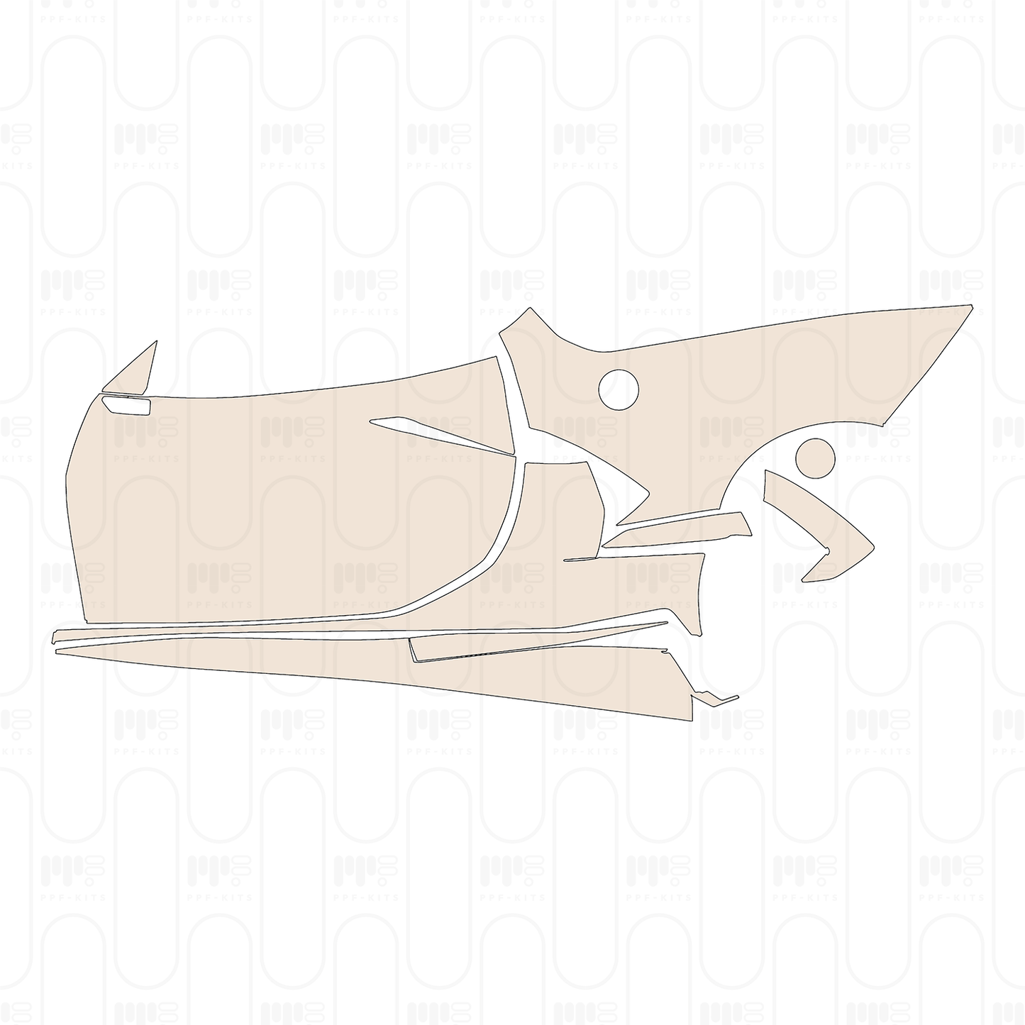Pre-Cut PPF Chevrolet Corvette Stingray Convertible 2022