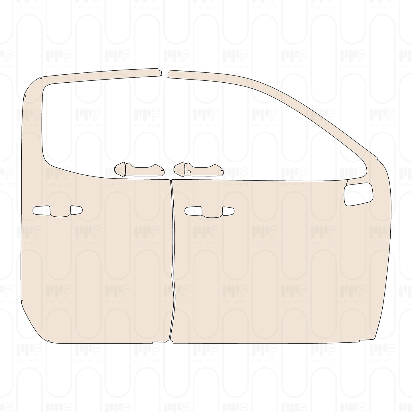 Pre-Cut PPF Chevrolet Silverado 1500 Custom 2022