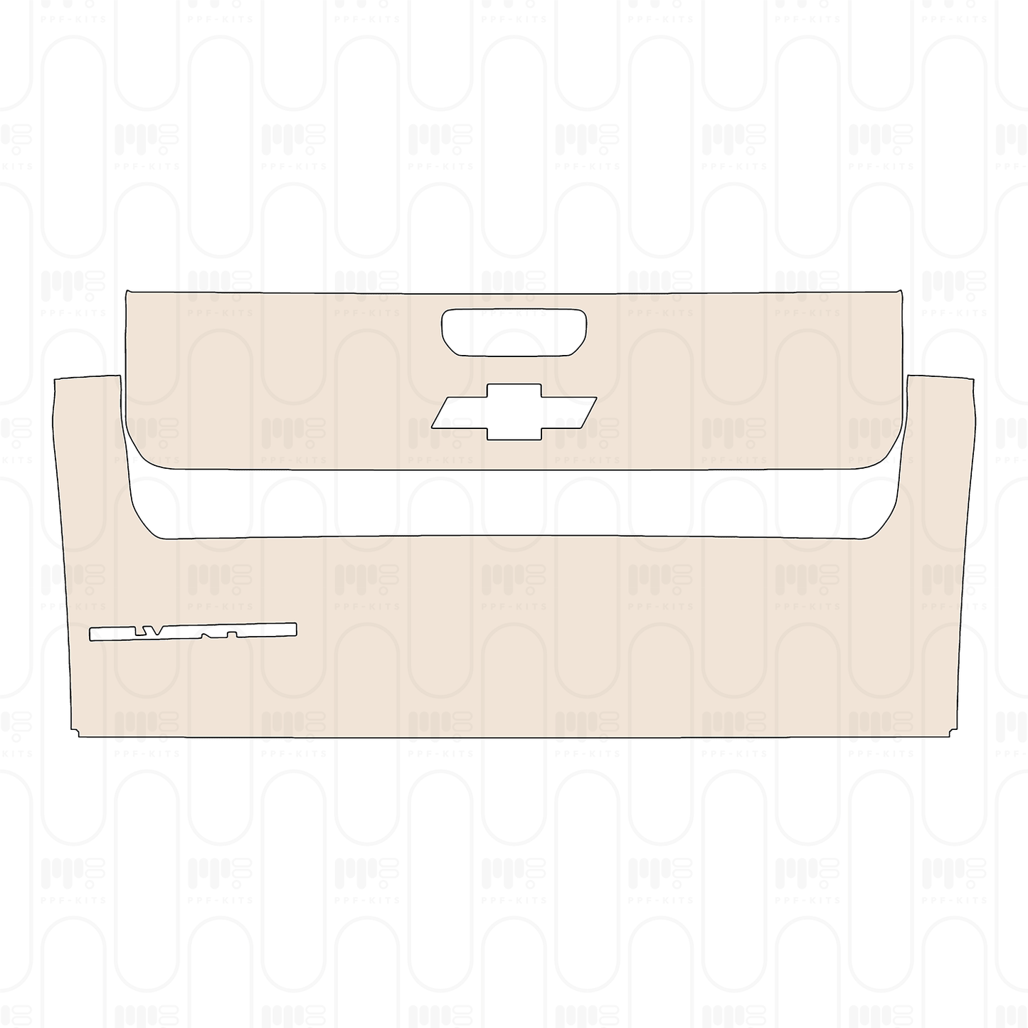 Pre-Cut PPF Chevrolet Silverado 1500 WT 2022