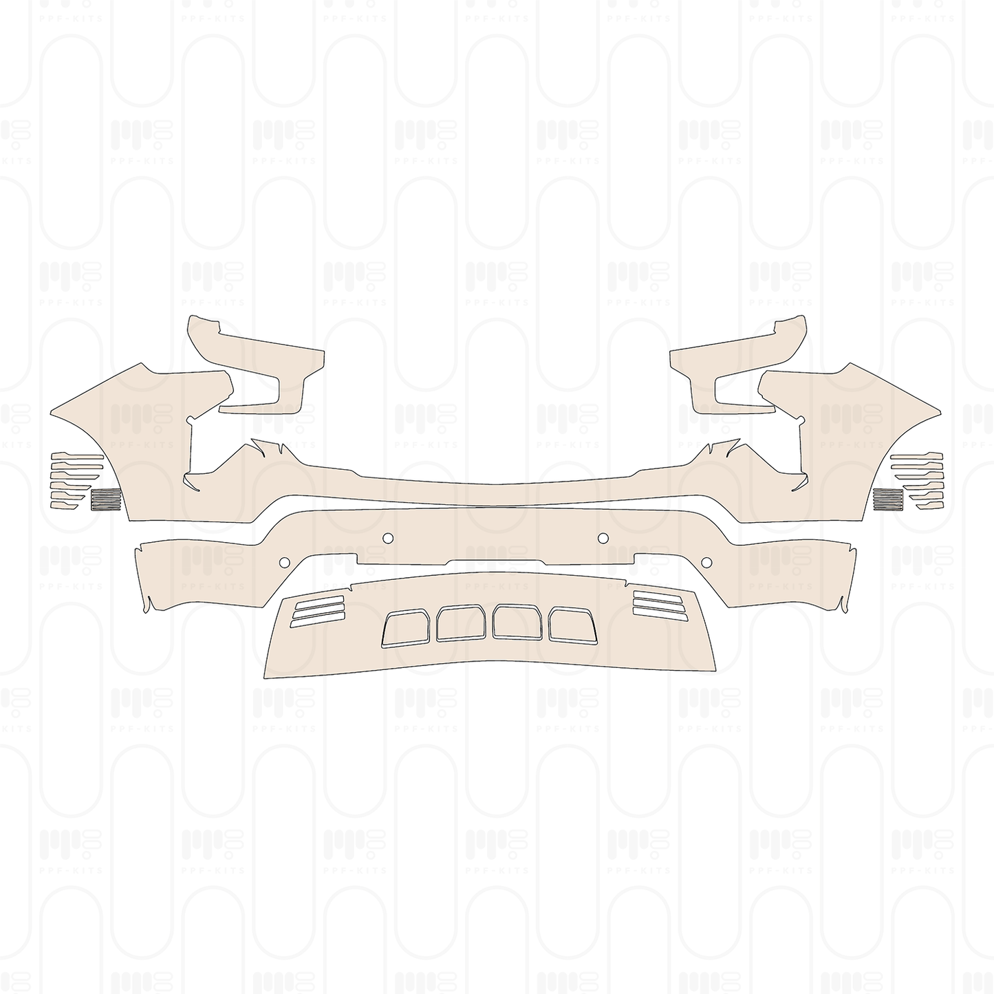Pre-Cut PPF Chevrolet Silverado 1500 RST 2022