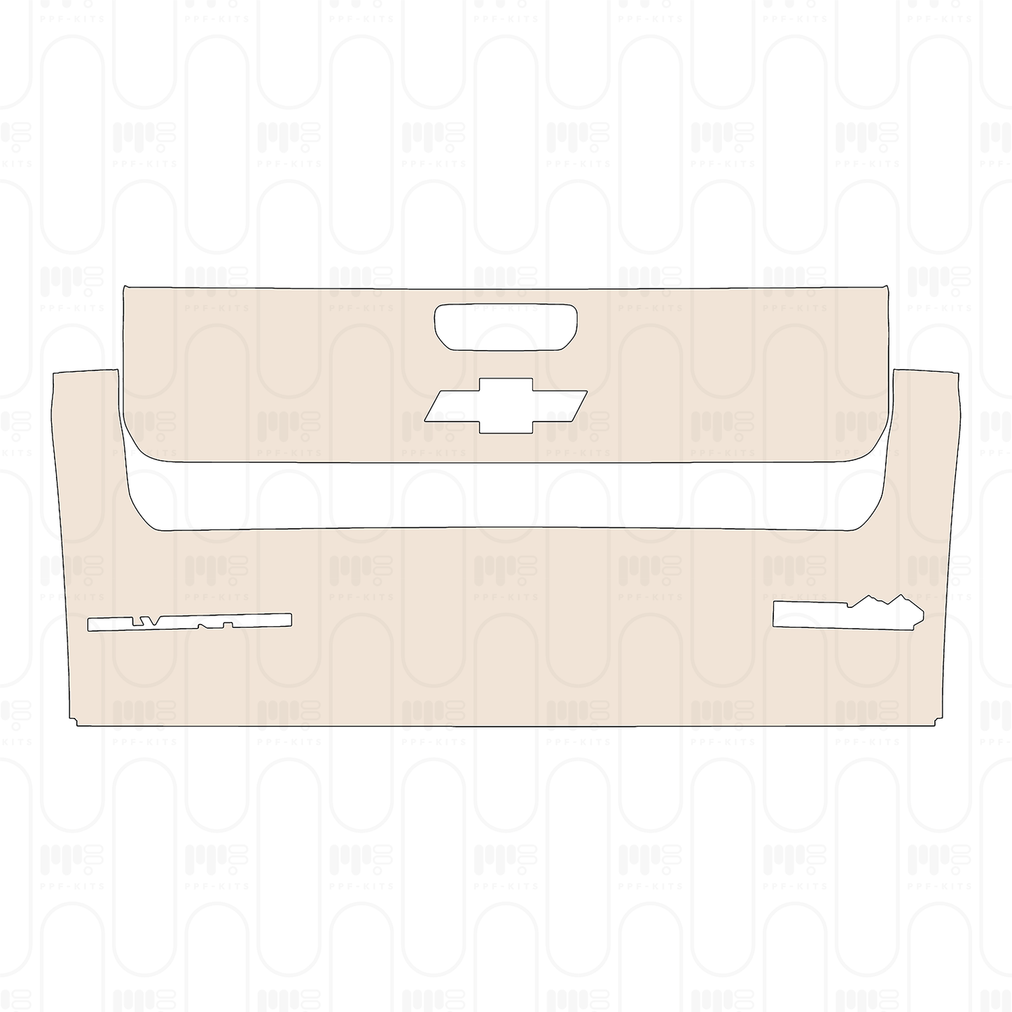 Pre-Cut PPF Chevrolet Silverado 1500 High Country 2022