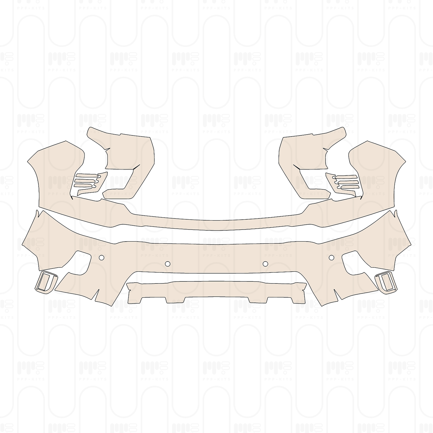 PPF precortado Chevrolet Silverado HD 2500 HD ZR2 2024