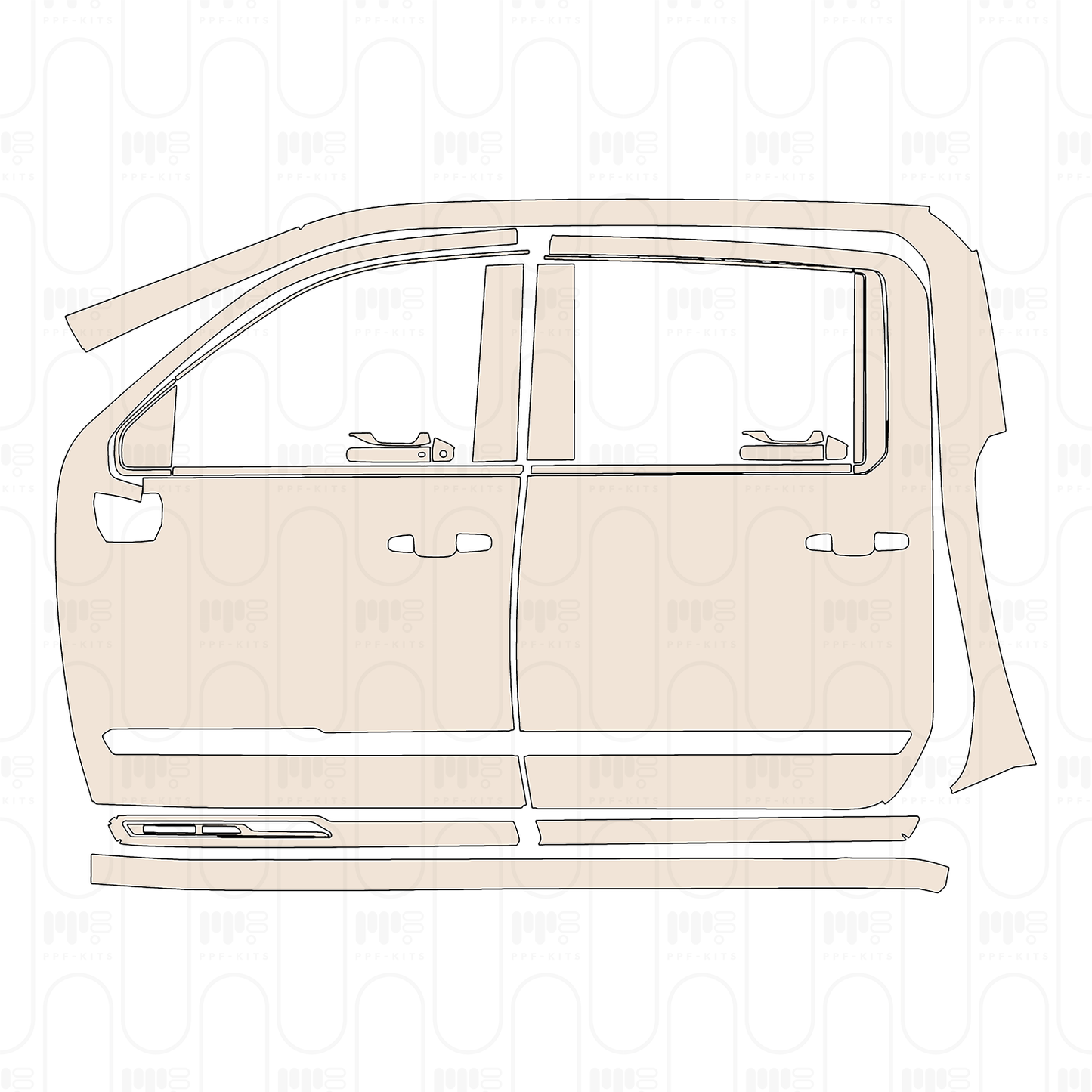 PPF precortado Chevrolet Silverado HD 2500 HD High Country 2024